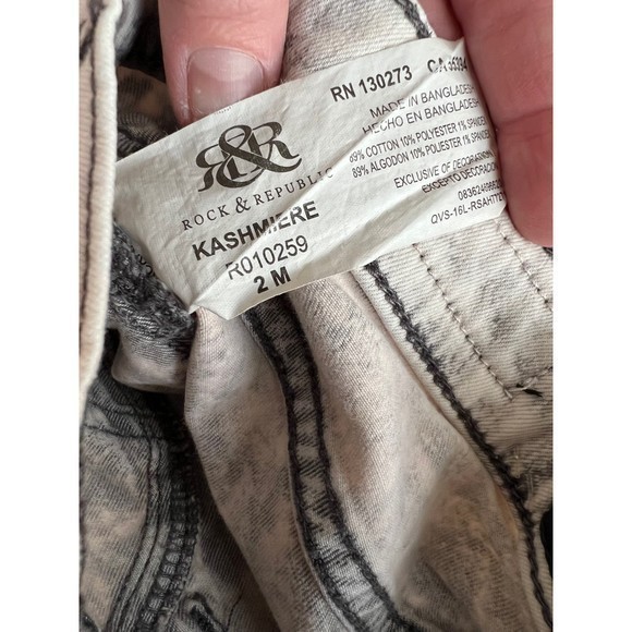 Rock & Republic Kashmiere Jeans 2M Pink Cloud - Picture 9 of 9